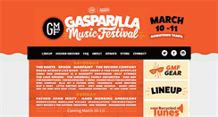 Desktop Screenshot of gasparillamusic.com
